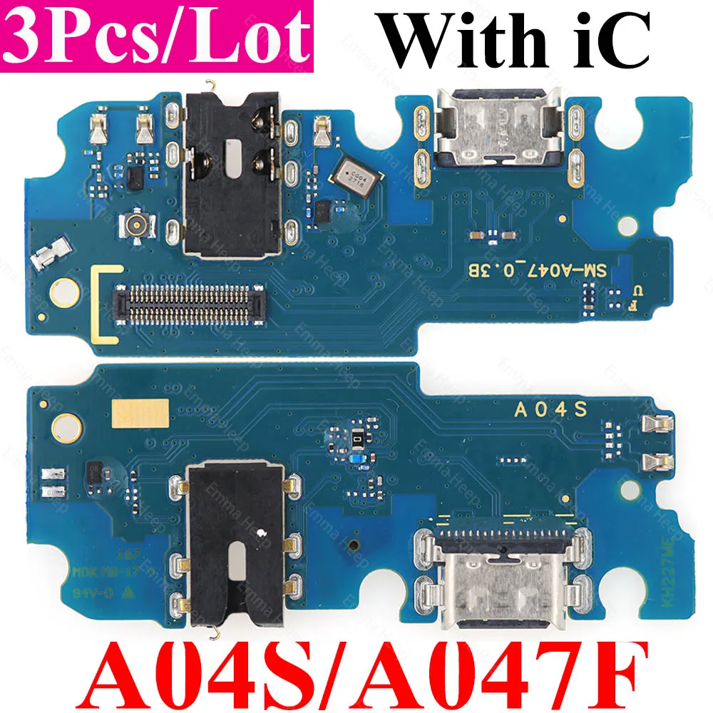 3Pcs USB Charge Board for Samsung Galaxy A01 A03 Core A02 A03 US A04 A10 A11 M11 US A12 A13 M13 Charging Port Board Flex Parts