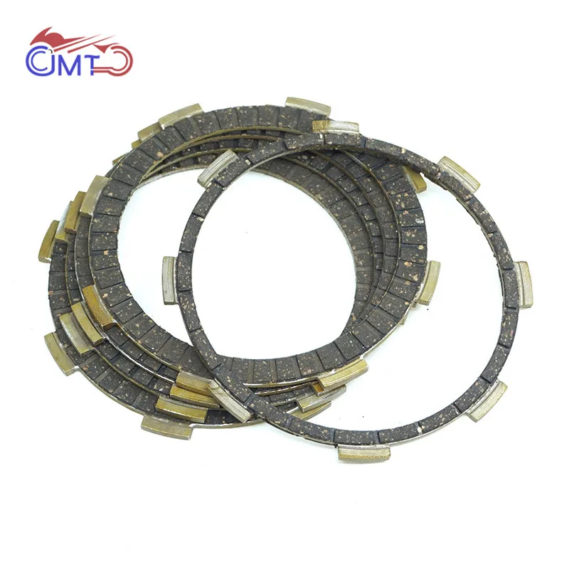 For Honda NX125 1988-1989 CB223S 2008-2016 FTR223 2000-2016 Clutch Friction Disc Plate Kit 5 Pieces