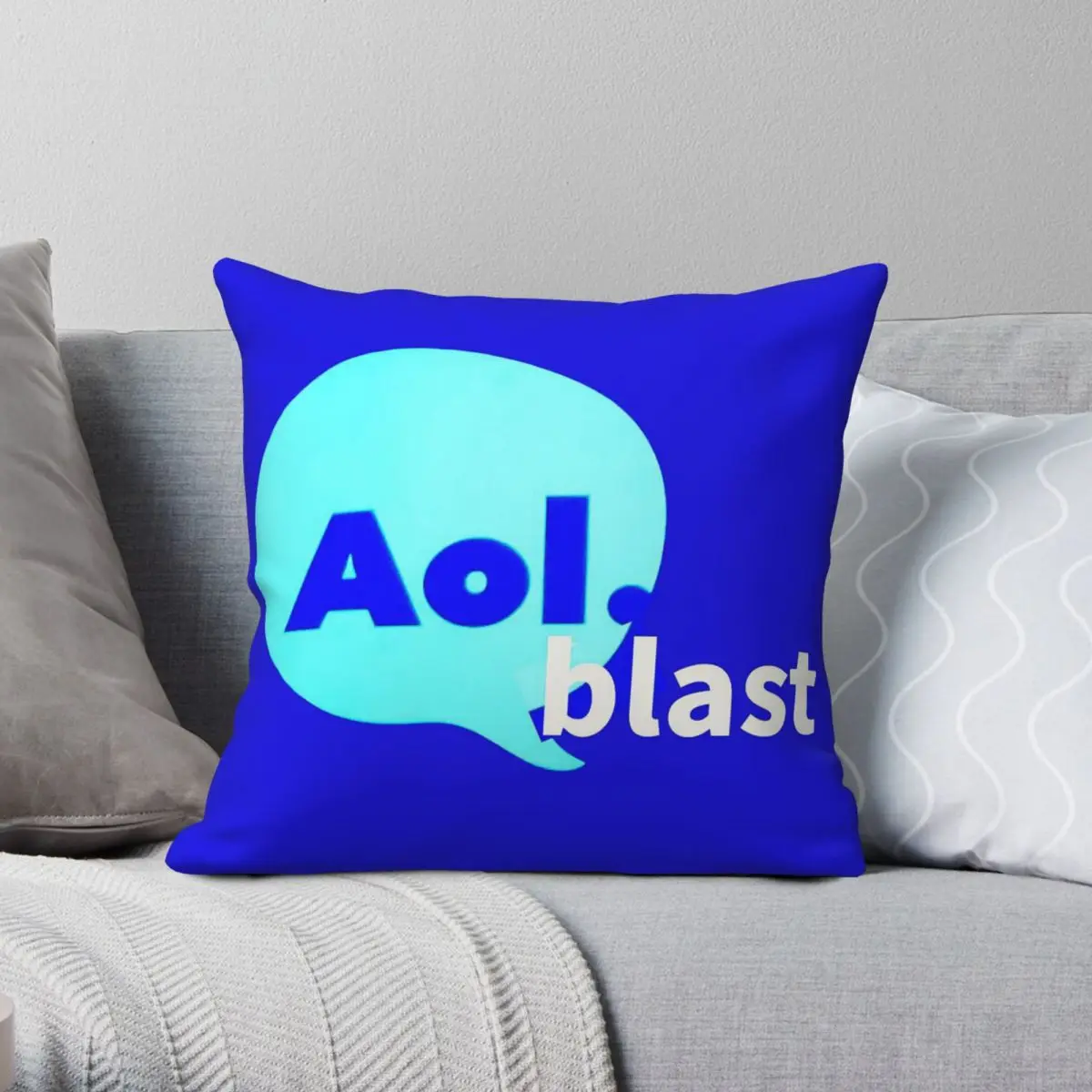Detective Crashmore Aol Blast Pillowcase Polyester Linen Velvet Pattern Zip Decor Home Cushion Cover 18