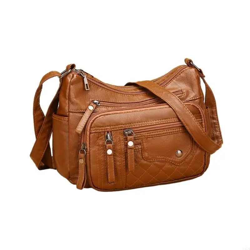 

2024 Crossbody Bag Multi Compartment Versatile Trendy Bag Fashion Leather Shoulder Bag for Women Large Capacity PU Bag 547A