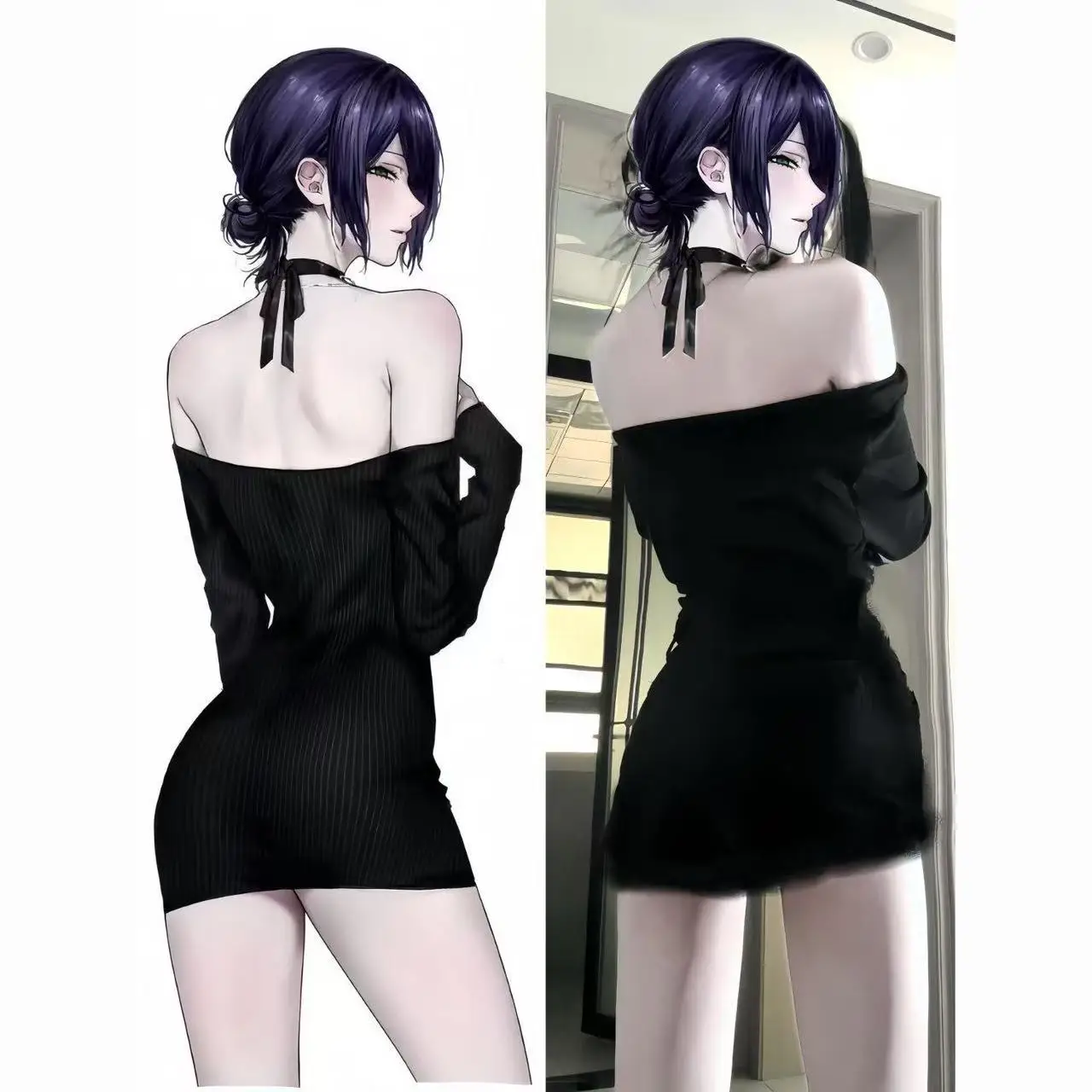 

Cosplay costume Chainsaw Man Reze Cosplay Dress Mommy Style Bodycon Pencil Skirt