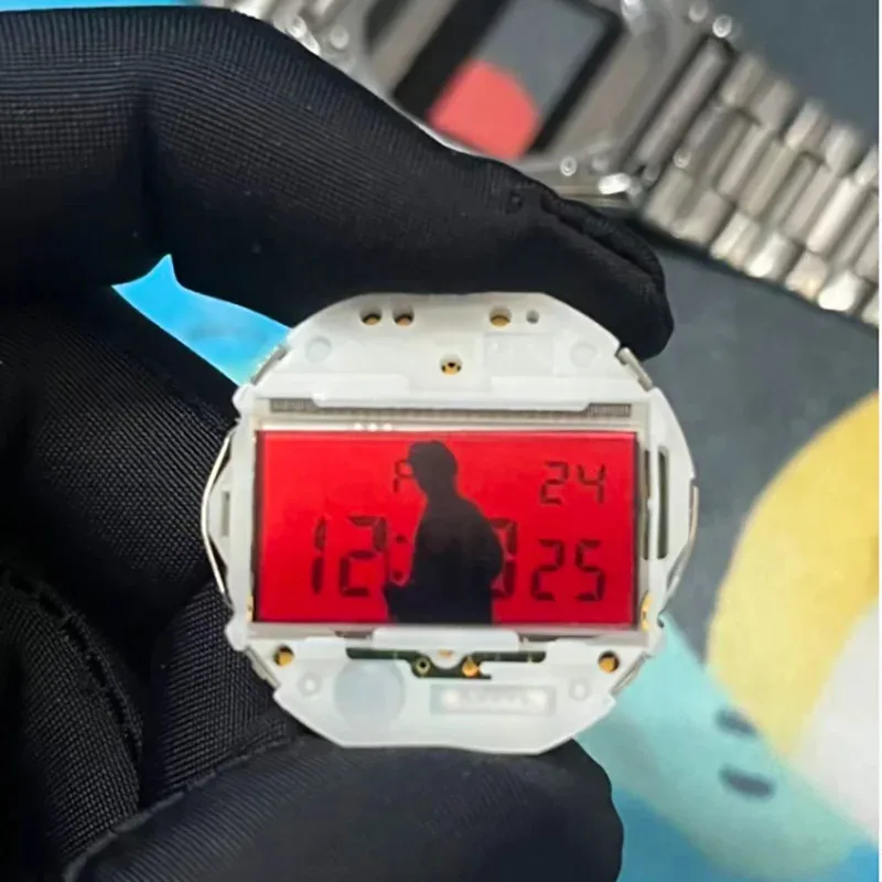 2 шт., маленькая квадратная пленка в стиле ретро, модифицированный цвет экрана, наклейка «сделай сам», пленка F91, аксессуары для Casio F-91W-A158W-A159