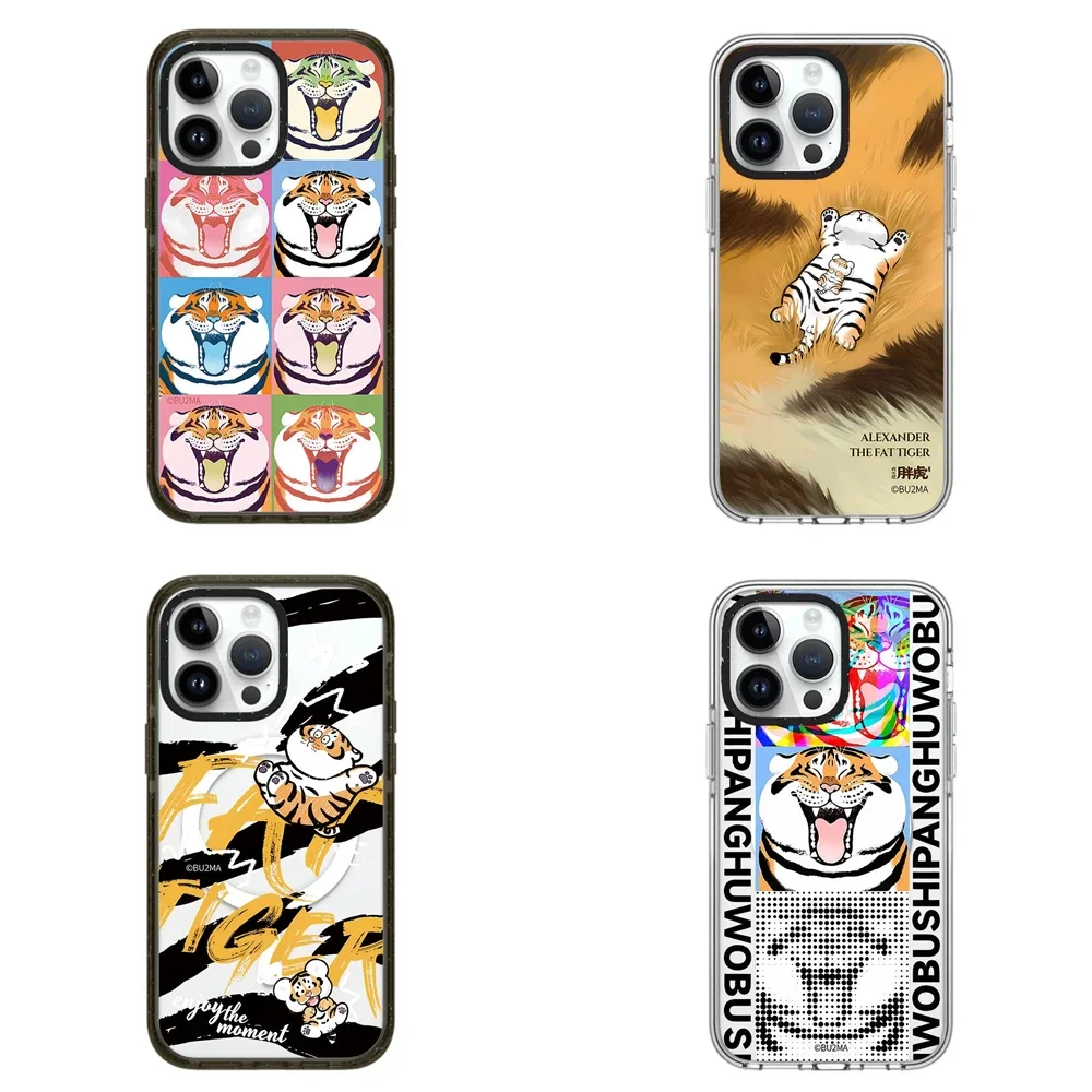 

Magsafe Acrylic Tiger Phone Case Cover for IPhone 11 12 13 14 15 Pro Max Case for IPhone 15 Pro Max