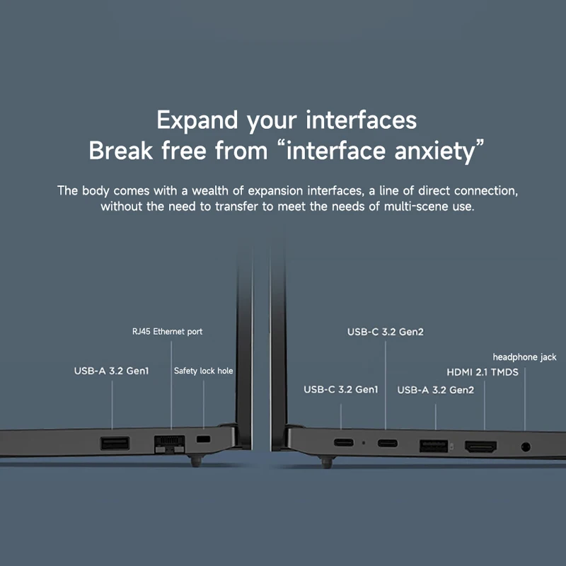 كمبيوتر محمول Lenovo Thinkpad E16 AI Gen 2 16 "AMD Ryzen 7-7735H 16G/32GB DDR5 512G/1TB SSD كمبيوتر محمول رفيع وخفيف للأعمال المكتبية #6