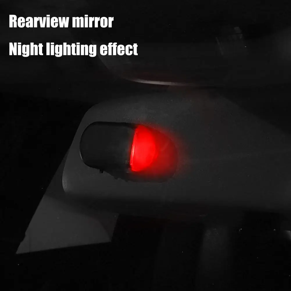 Car Light Car Anti-theft Warning Light Solar-powered Car Warning Light Rechargeable Snow Removal Device Portable for Suv
