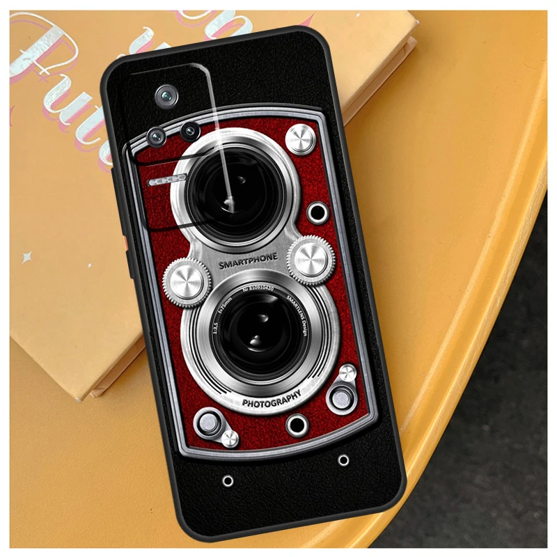 Retro Nostalgia Custodia per fotocamera per Xiaomi 14T 13T Pro 11T 12T 13 14 15 Ultra POCO X6 Pro X3 X5 F5 F6 M6 X7 Pro Cover