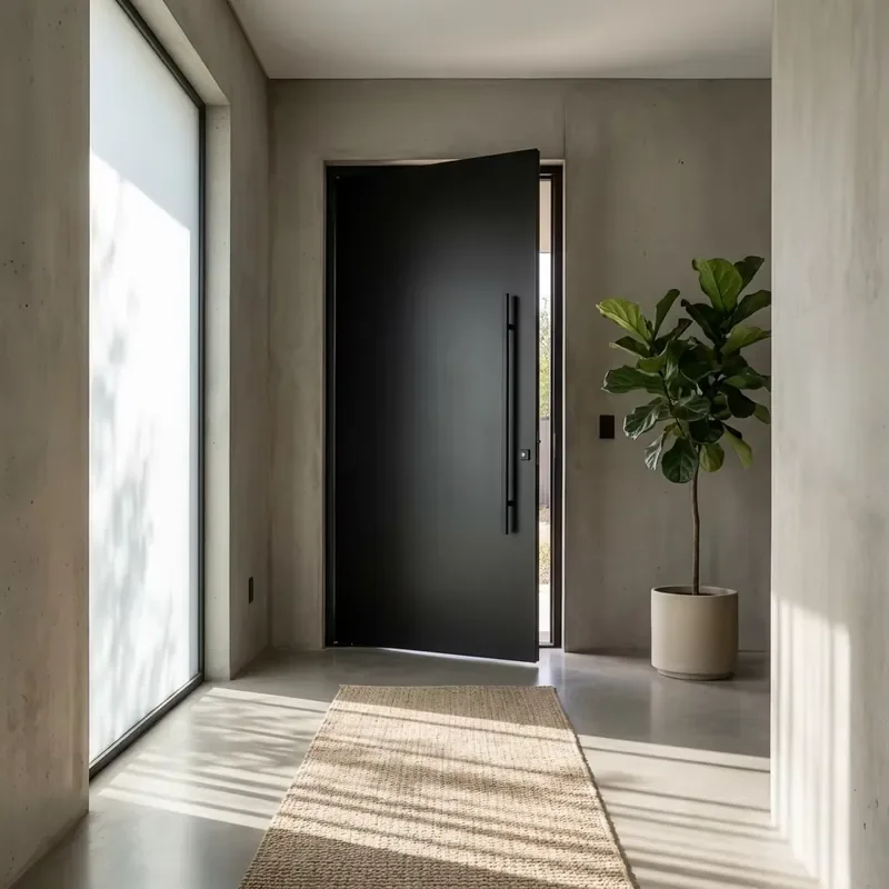 Security Steel Entrance Door - 40dB High-Performance Soundproofing, Custom Design for Apartments