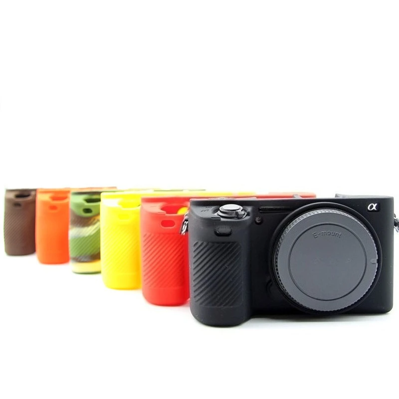 For Sony A6500, soft silicone casing, lightweight mirrorless photography camera protective storage pouch