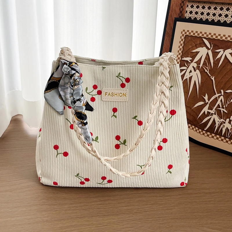 Colorful Chenille Underarm Bag Women Soft Sweet Shoulder Purse Versatile Handbag Female Flannel Crossbody Bag 2026 세련된 여성 숄더백