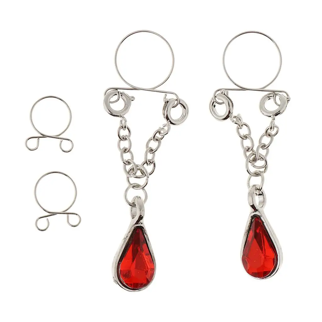 High-end Stainless Steel Adjustable Non Piercing Nipple Ring Body Jewelry for Those Seeking Unique Style