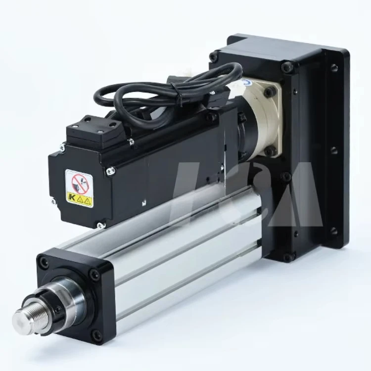 Hub 100mm 35 Tonnen Großer Schub Faltbarer Servo-Elektrozylinder Industrieller Geräuscharmer Explosionsgeschützter Teleskopzylinder