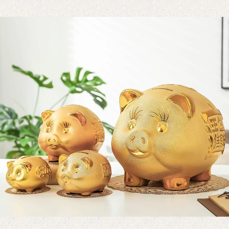 

Secret Coin Money Box Storage Adult Children Gift Hidden Safe Large Ceramic Pig Piggy Bank Papper Money Hucha Home Decoration 6