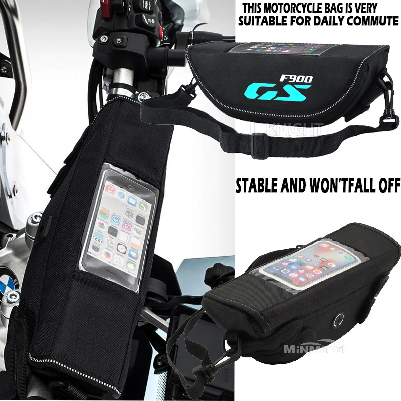 

For BMW F900 GS F900GS Adventure F 900 GS 2024 Motorcycle Handlebar bag waterproof handlebar travel navigation bag
