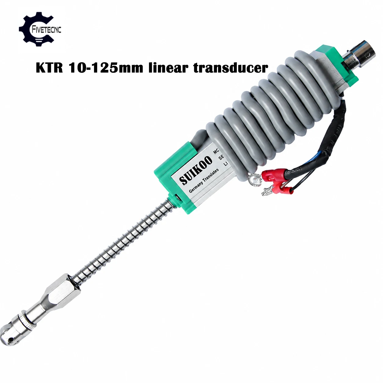 Automatic Reset KTR Type 10-125mm Mini Linear Potentiometer Sensor Electronic Ruler Miniature Spring Displacement Transducer