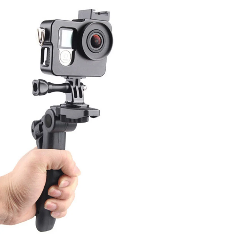 

2Pcs Handheld Tripod for Phone Mini Camera Mount Adjustable Angle Portable Stand for Live Streaming Video Calls Outdoor