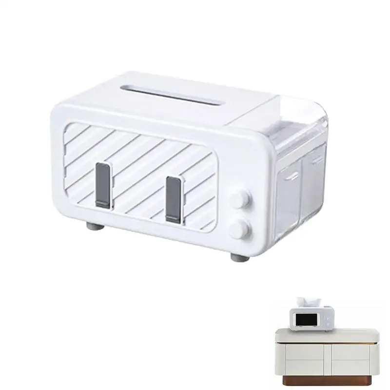 

Tissue Box Desktop Washroom Towel Paper Holder Office Table Tissue Protected Case Napkin Box for tissues and Cosmetic Storage