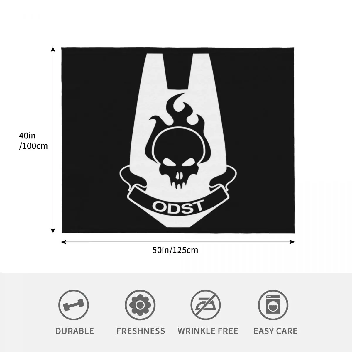 ODST Classic Throw Blanket Men's Soft Warm Throw Blanket for Couch - view 4