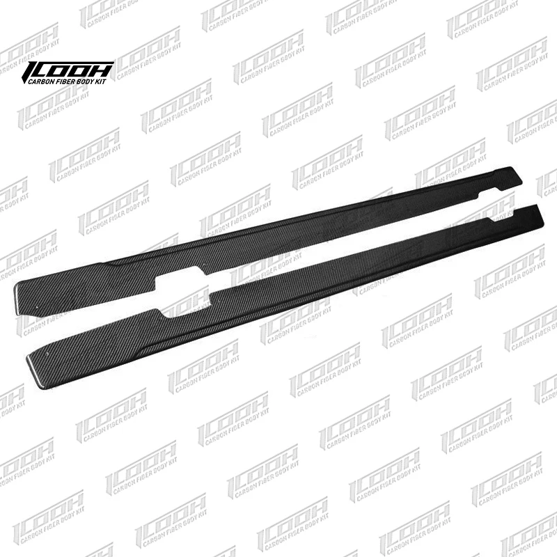 

ICOOH Racing Style Half Carbon Fiber Fibre Side Front Side Skirts For BMW MINI F55 F56 2014+, 100% Tested Well