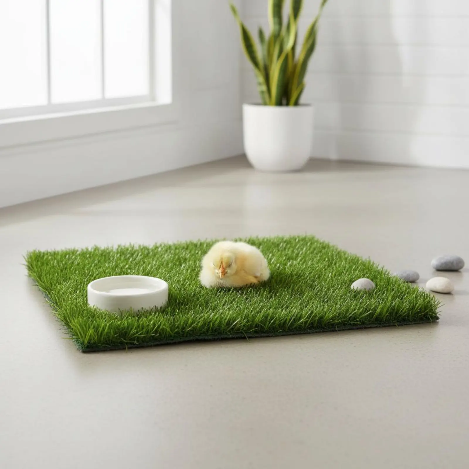 

Chicken Enclosure Grass Mat Easy to Clean Artificial Grass Enclosure Mat Easy to Clean Nesting Box Liner Long-Lasting Chicken