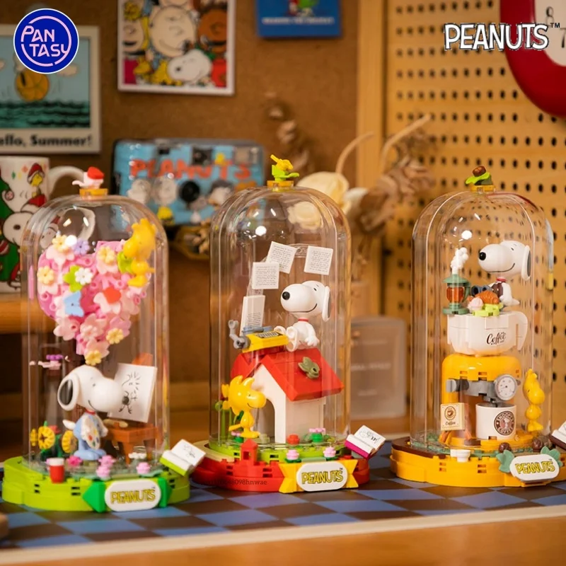 

Конструктор Pantasy Snoopy Series: Сборные фигурки-блоки «Время кофе» – развивающие игрушки, украшения, подарки