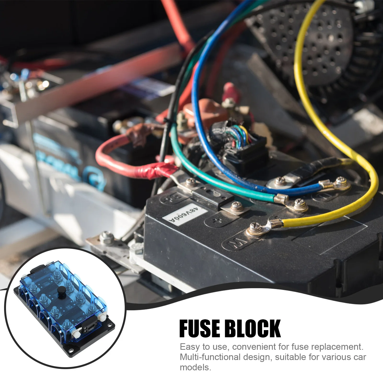 

Fuse Box Automotive Car Fuse Holder For Motorcycle Boat Marine Vehicles Fused Distribution Block Auto Electrical