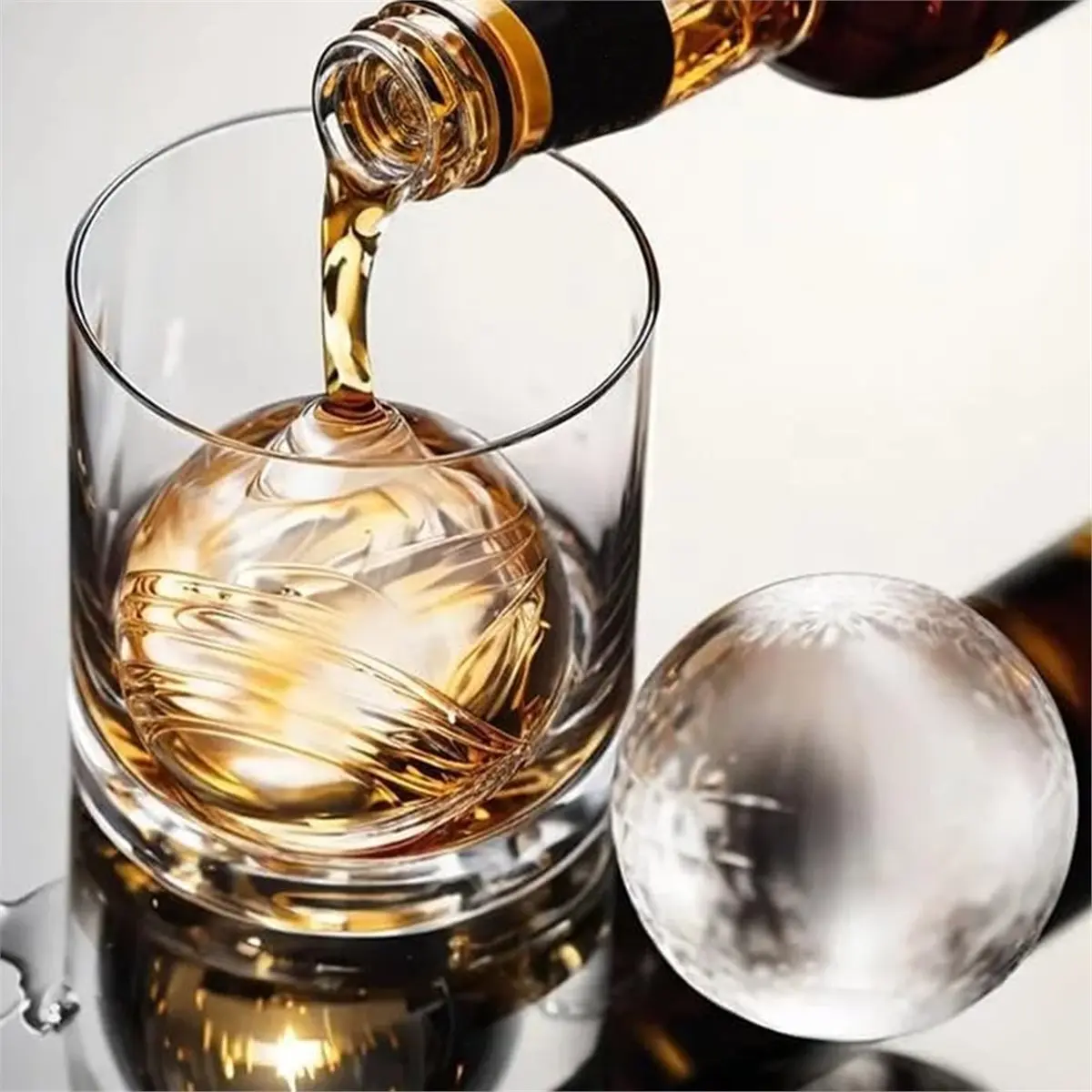 2026 New Higt-Quality Sphere Crystal Tray for Whiskey Mold, 2