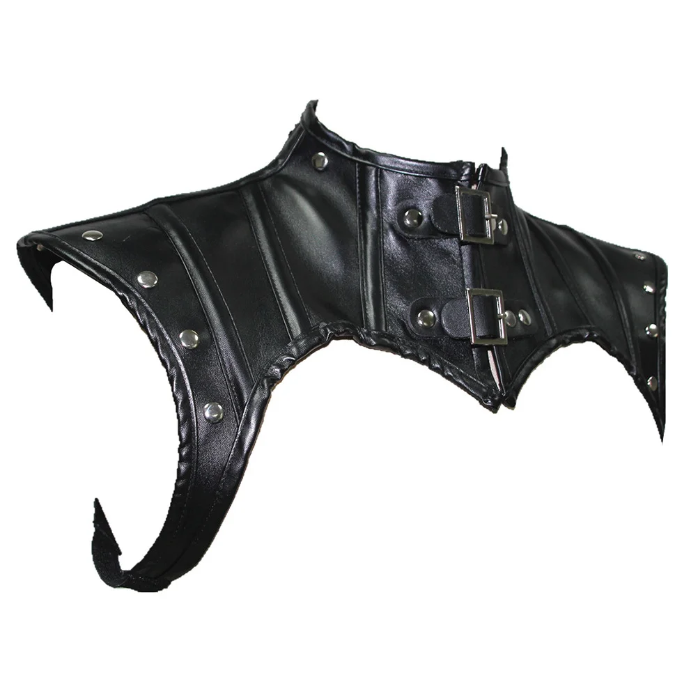 ショール ゴシック ヴィンテージ パンク ショルダー ケープ アクセント付き リベットトリム スチームパンク コスチューム小道具 ハロウィン ロールプレイ用