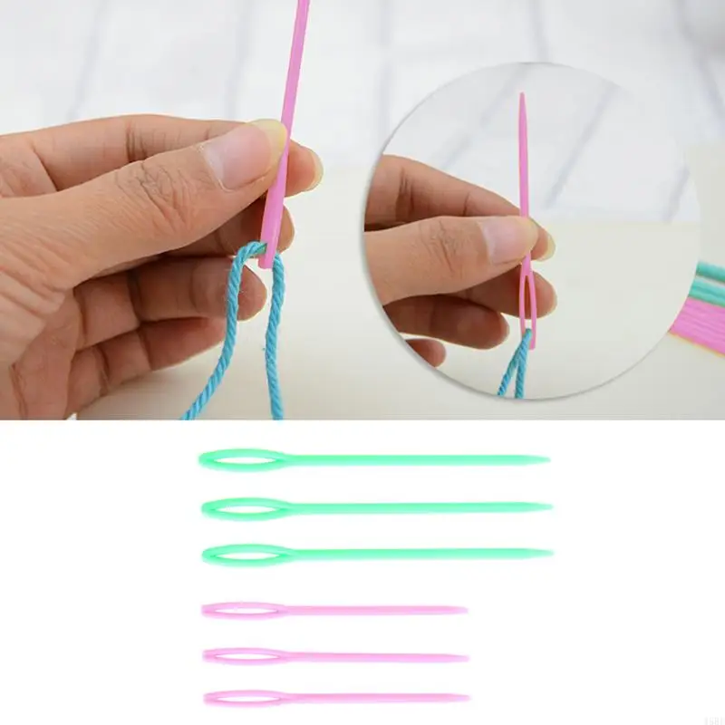 45be 6pcs Kim khâu nhựa Binca Binca Knits cho kim khâu chéo 7/9C