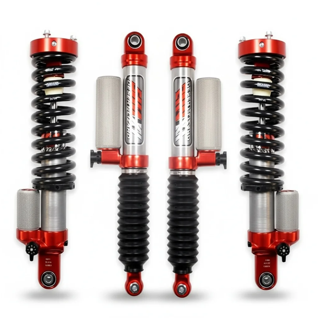 Nitrogen Shock Absorbers, 2.5 inch Damping Shocks, fit for GMC RV, Iveco Daily, LZ ShanHaiPao, Isuzu Camper, 2-inch Lift Shocks