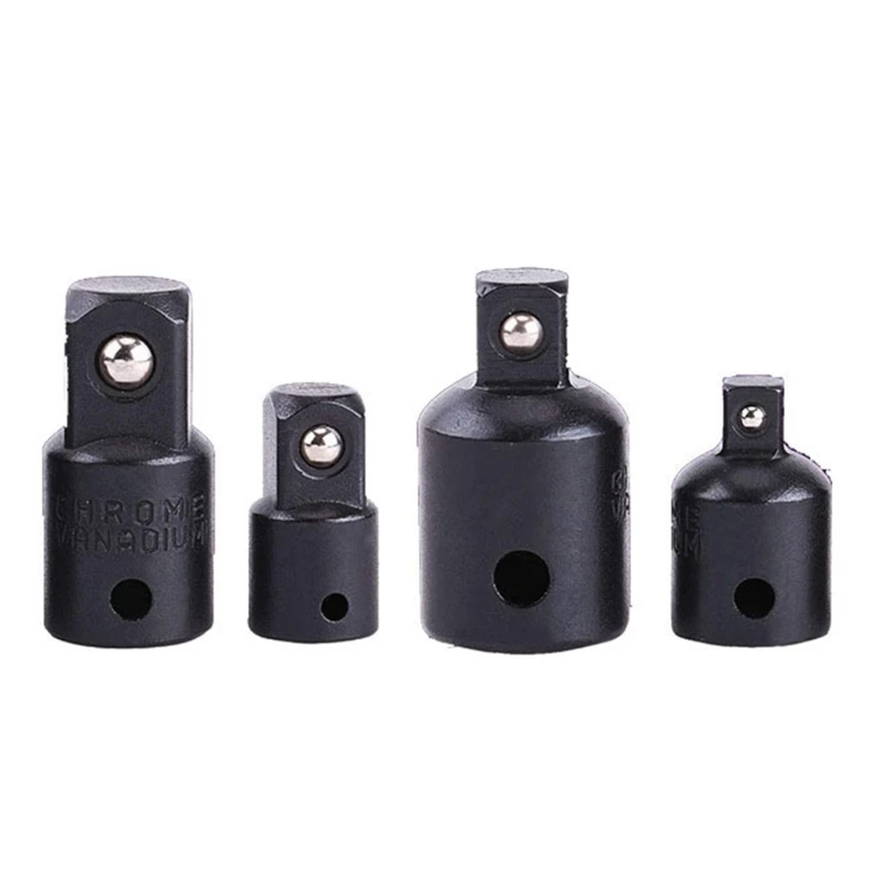 Juego reductores adaptadores enchufe impacto, convertidores adaptadores enchufe 1/4 3/8" y 4 Uds.