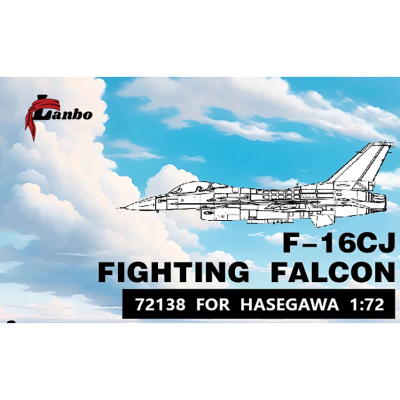 

Lanbo Models 3D Color Cockpit Instrument 72138 F-16CJ Fighter (for Hasegawa kit) 1/72