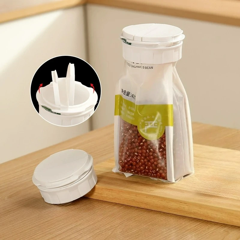 

Уплотнительные зажимы для мешков с едой с носиком Легкие зажимы для мешков для хранения закусок Уплотнение для удобной заливки для кемпинга