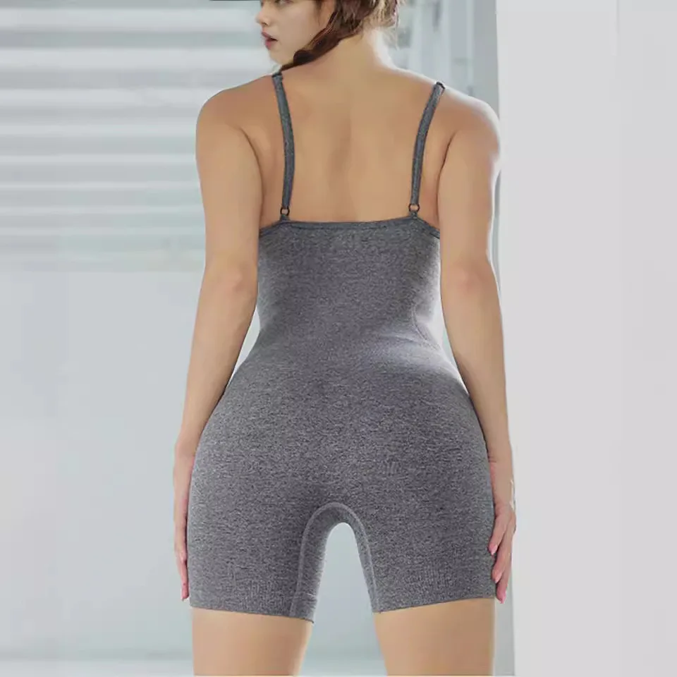 2024 Summer Sexy Women Jumpsuits Shorts Female Sleeveless Sport Romper Bodysuits Skinny Yoga Playsuits  Gym Fitness Outfits