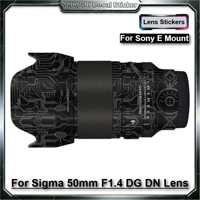 

Защитная наклейка для объектива Sigma 50mm F1.4 DG DN для Sony E Mount, защита корпуса, антицарапийное покрытие, наклейка-деколь для объектива.