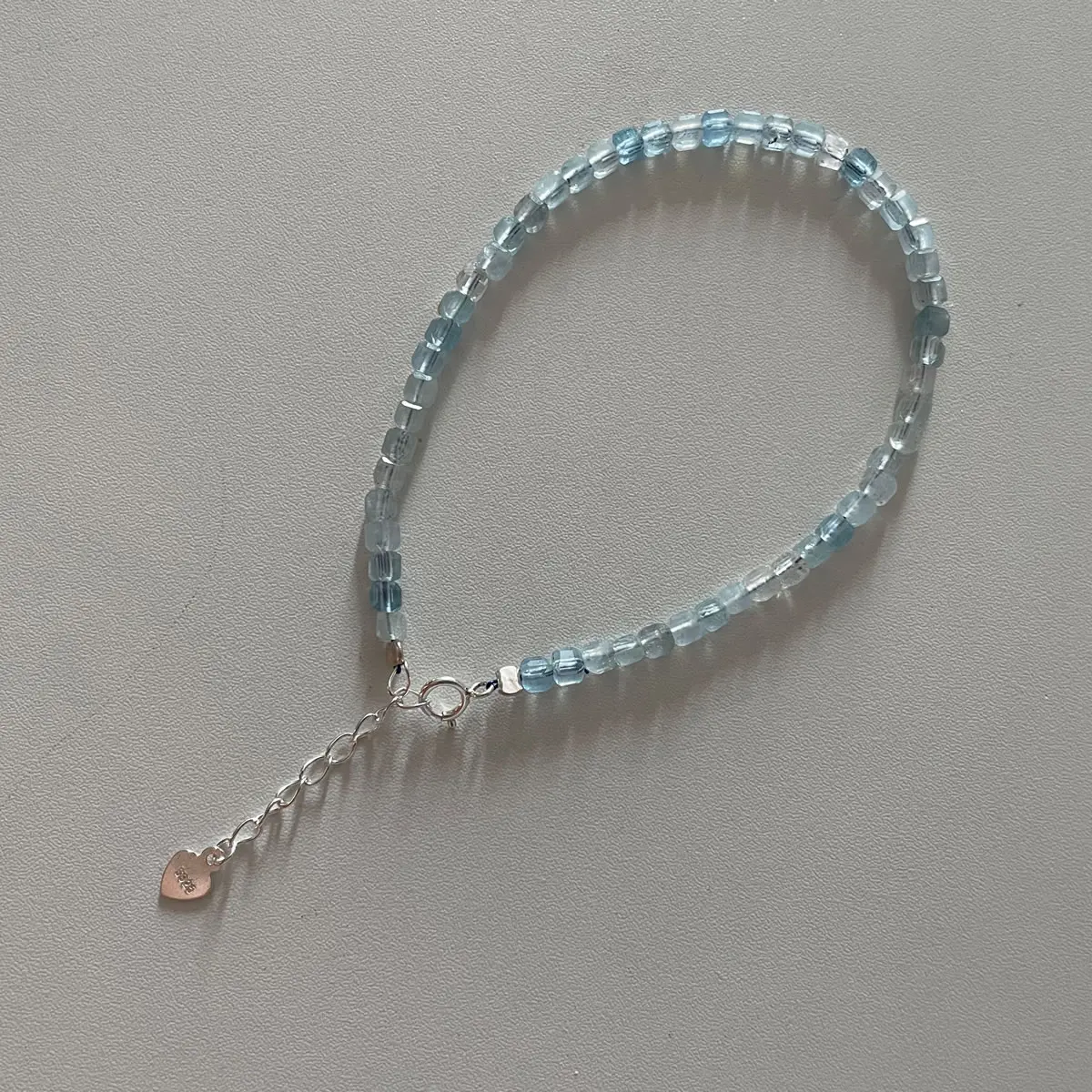 

S925 sterling silver natural sugar hailanbao bracelet set lady's mother's birthday gift