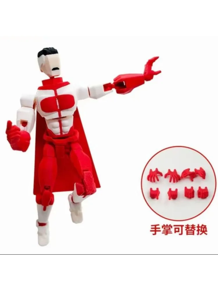 3D Printed Invincible Mark Action Figure - Multi-Jointed Movable Titan 13 Articulated Model - Assembly Completed Collectible Art