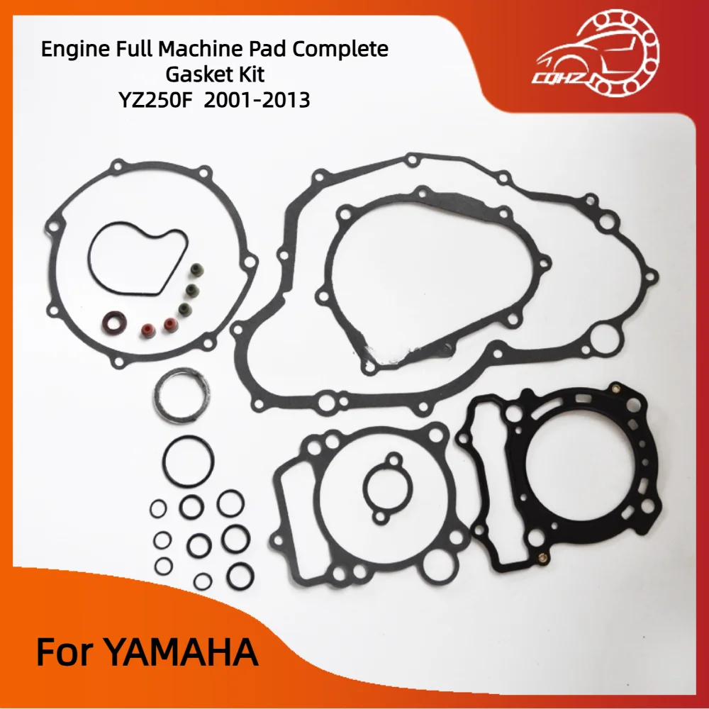 

CQHZJ Motorcycle Engine Full Machine Pad Complete Gasket Kit Cylinder Head Yamaha Gasket Set For YAMAHA YZ250F 2001-2013