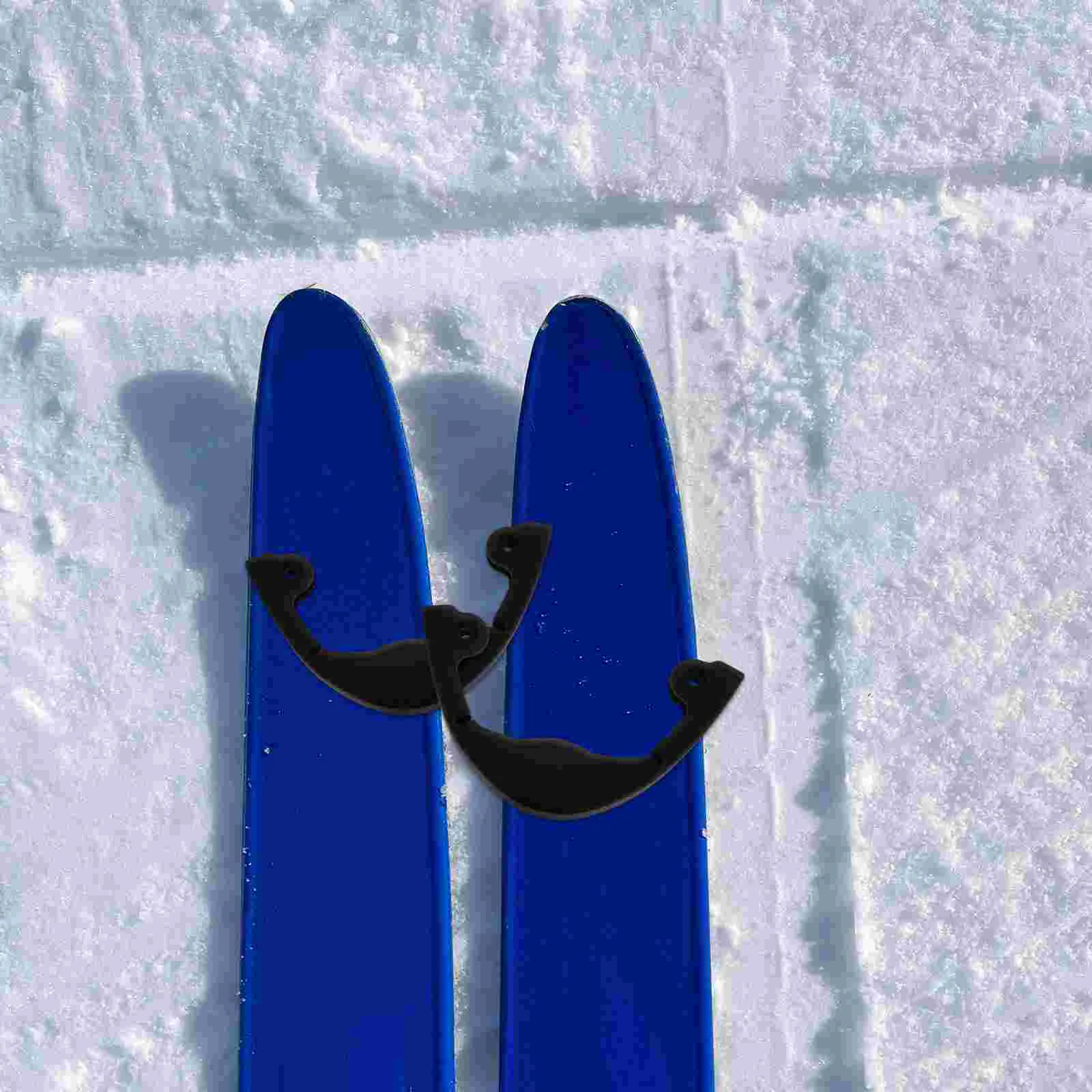 2 Arc Shaped Ski Board Bumper Strips Plastic Metal Screws Snowboard Edge Protector Skateboard Child Collision Prevention