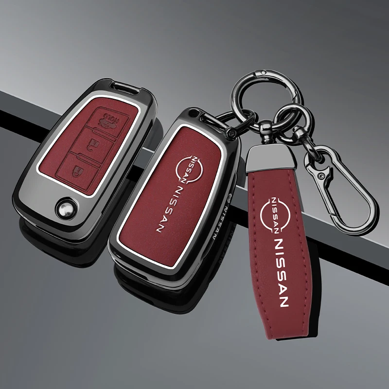 

New Car Key Case Cover Shell Protector Holder For Nissan Qashqai X-Trail Juke J11 Murano Tiida Altima Maxima Livina Nismo