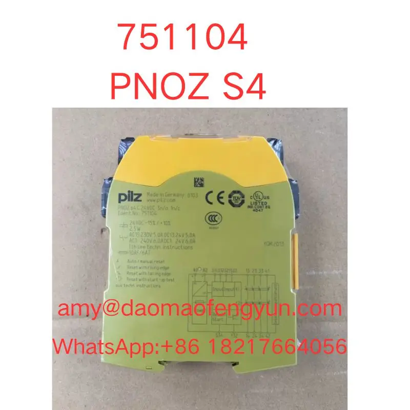 Brand  new  751104 Safety Relay PNOZ S4   fast  shipping