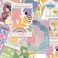 10/30/50pcs Danish Pastel Aesthetic Stickers Cartoon Graffiti Decal for Stationery Laptop Phone Waterproof Decoration Decals Toy