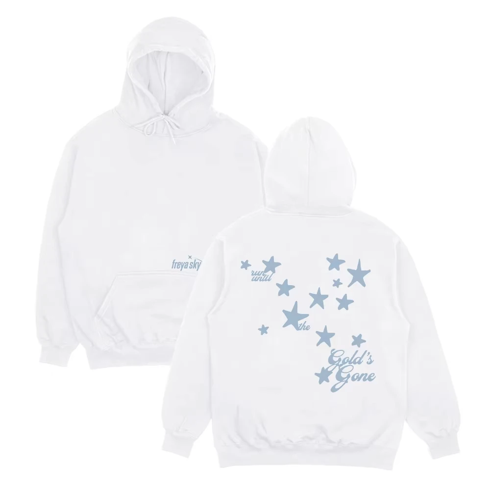 Freya Skye Gold's Gone Graphic Print Hoodie Men Women Oversized Pullover Streetwear Harajuku Fashion Streetwear Hip Hop Pullover