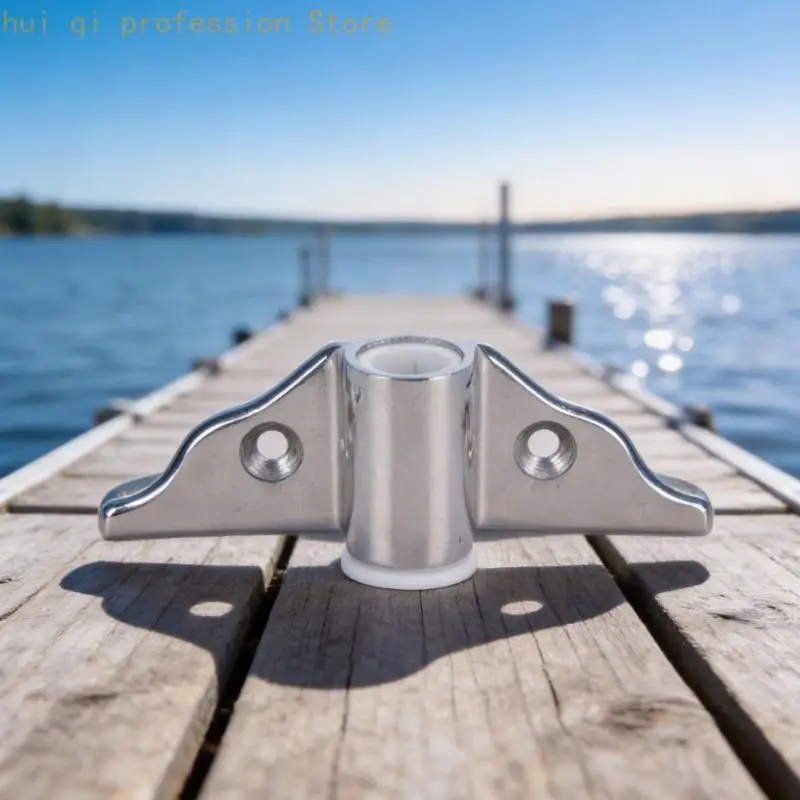 Fishing Boat Oarlock Sockets, 2 Piece Bases for Oar Hardware Replacement H8WE
