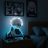 Custom Animes Jujutsu Kaisen Gojo Neon Sign - LED Acrylic Night Light for Home,USB Powered Bedroom Decor,Gaming Room Decor Gift