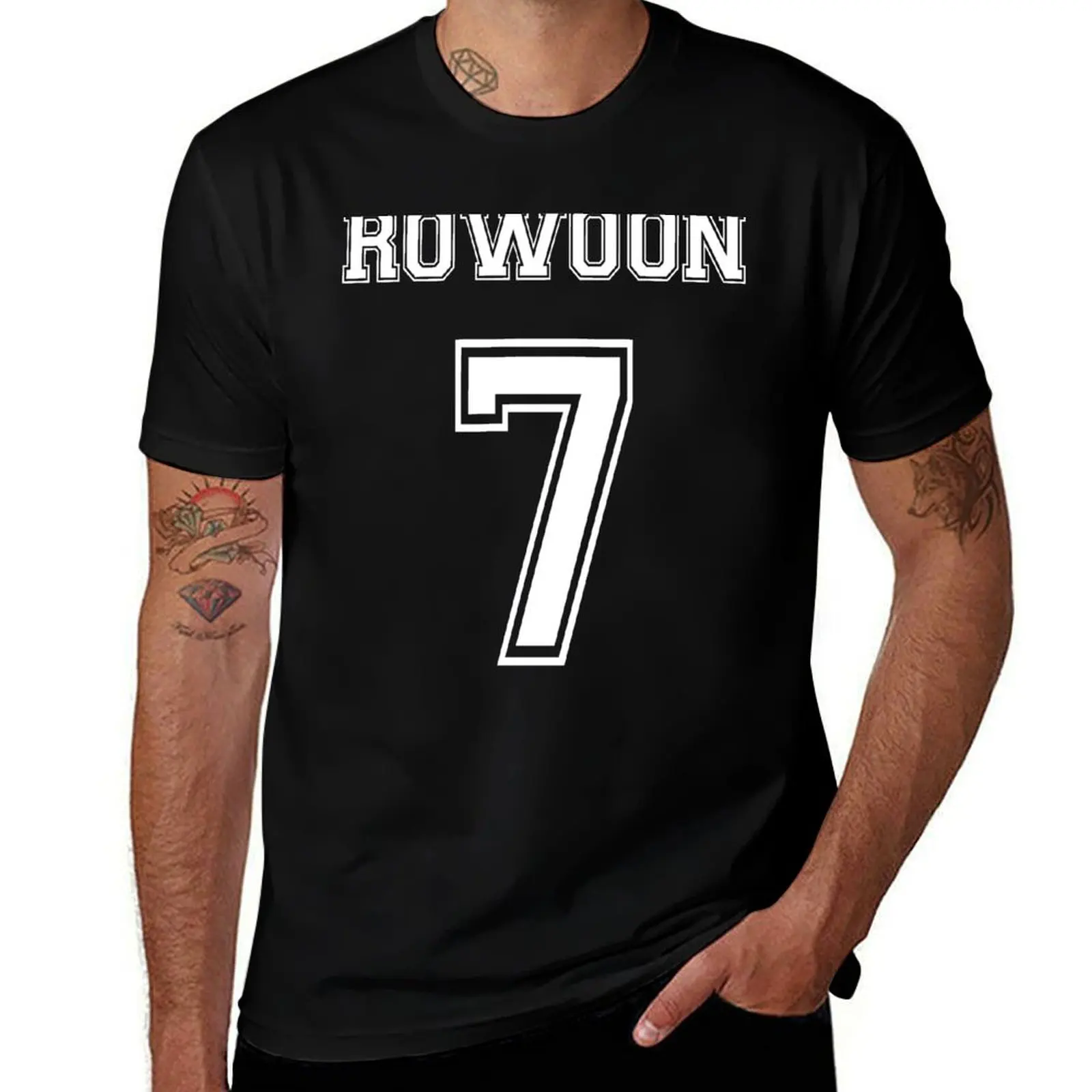 Rowoon, #7 T-Shirt graphic t shirt vintage basketball graphic tees mens t shirts pack