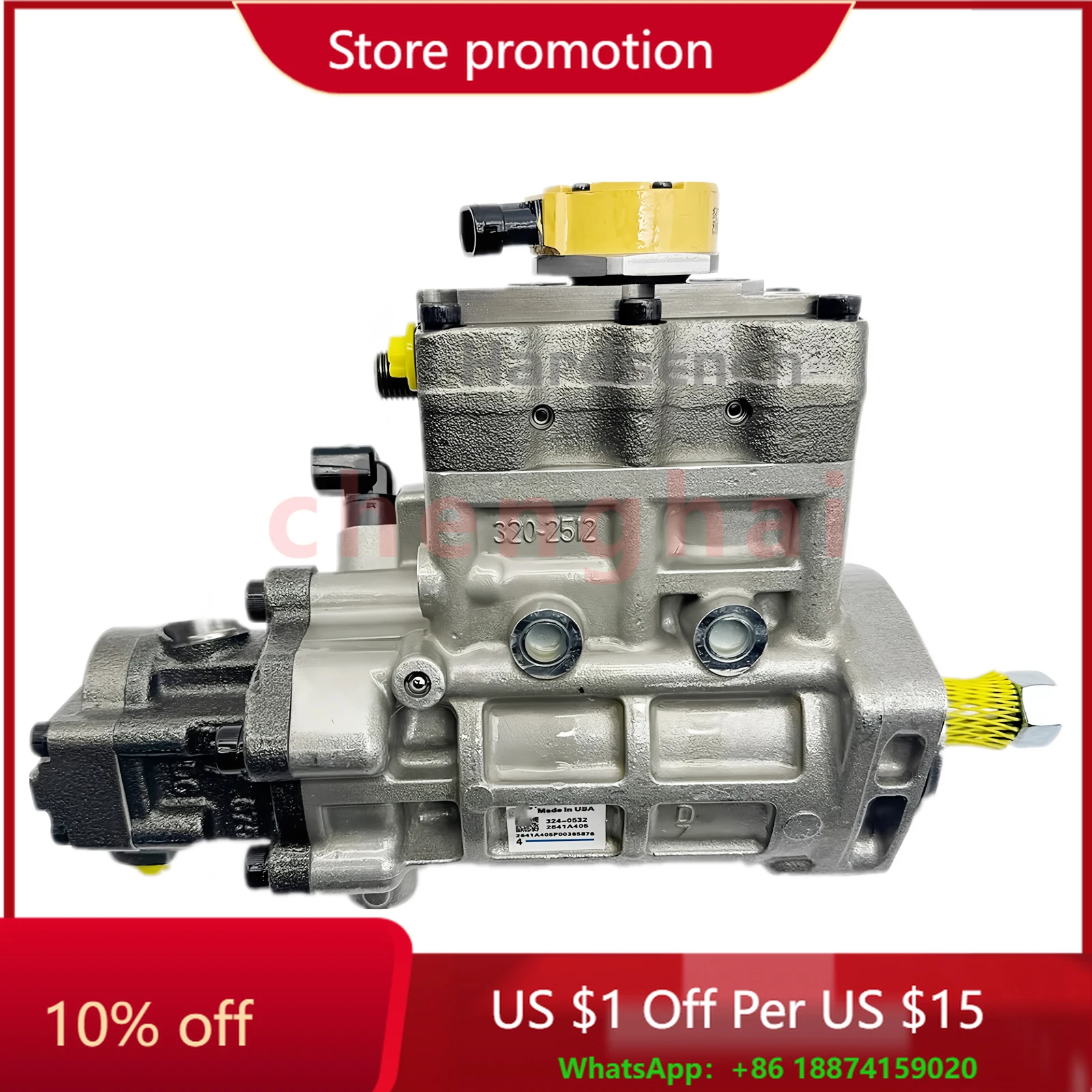 

C6.6 Engine Diesel Fuel Injection Pump 317-7966 3177966 Common Rail Injection Pump for Caterpillar Engine Parts