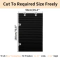 90x180CM Black Full