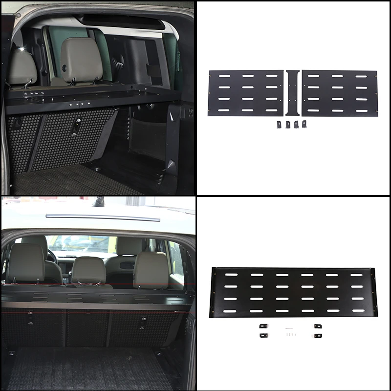 

For Land Rover Defender 110 2020-2026 Aluminum Alloy Car Trunk Luggage Multifunctional Tray Rack Layered Rack Auto Accessories