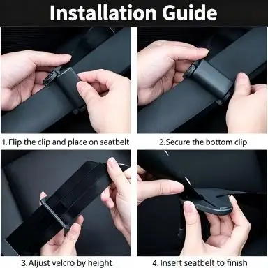 Child car seat belt to prevent movement, adjustable buckle, safe and comfortable, anti-strangle seat with convenient limiter