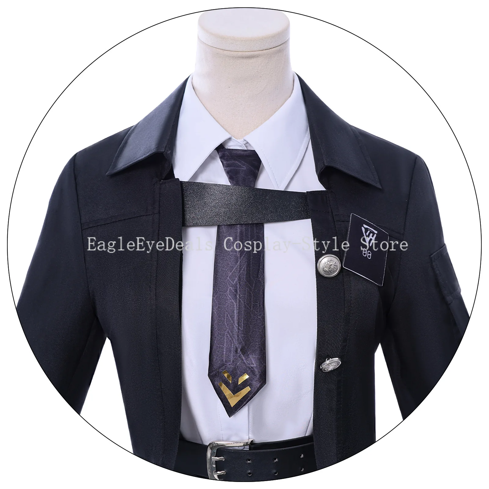 ความรักและ Deepspace Miss Hunters คอสเพลย์เครื่องแต่งกาย Nightbreaker Shadow สีดําชุดอะนิเมะเกม Battle ชุดปาร์ตี้ฮาโลวีน